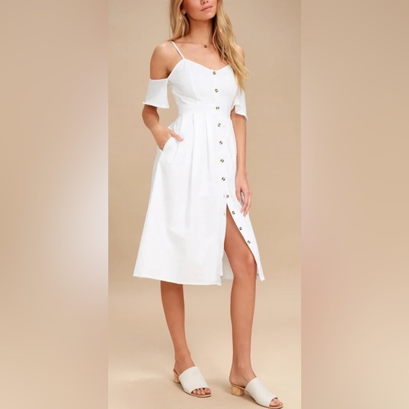 Lulu's White Dress - Picture 4 of 13